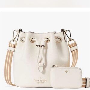 Kate Spade Ivory Crossbody Bag with Pouch